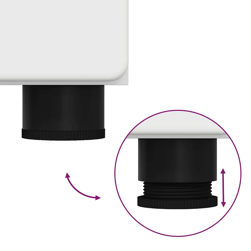 Set di mobili per il bagno TULUM Bianco Legno multistrato 3398024