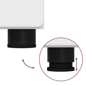 Set di mobili per il bagno TULUM Bianco Legno multistrato 3398024