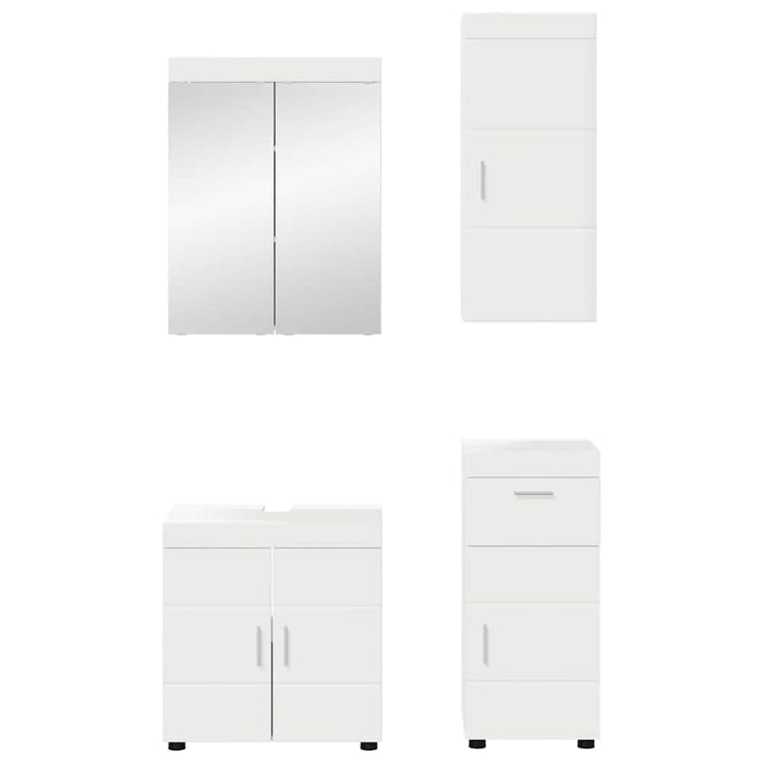 Set di mobili per il bagno TULUM Bianco Legno multistrato 3398044