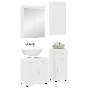 Set di mobili per il bagno TULUM Bianco Legno multistrato 3398044
