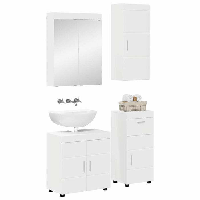 Set di mobili per il bagno TULUM Bianco Legno multistrato 3398044