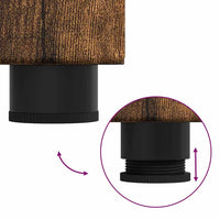 Set di mobili per il bagno TULUM Rovere fumé Legno multistrato 3398049