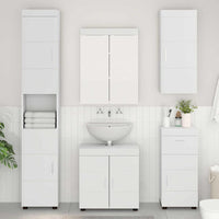 Set di mobili per il bagno TULUM Bianco Legno multistrato 3398054