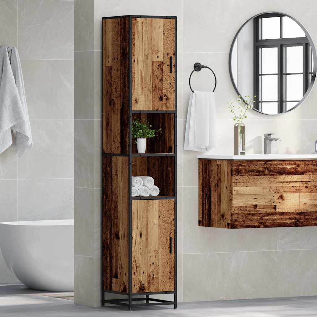 Mobile da Bagno con porta Legno vecchio 35 x 37.5 x 188.5 cm 3402317