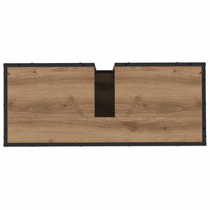 Set di mobili per il bagno con porta 3 pcs rovere artigianale 3402421