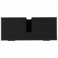 vidaXL Set di mobili per il bagno 2 pcs Rovere nero 80 x 33 x 60 cm