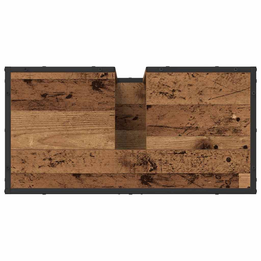 Set di mobili per il bagno 2 pcs Legno vecchio 65 x 33 x 60 cm 3402468