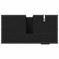 Set di mobili per il bagno 3 pcs Rovere nero 65 x 33 x 60 cm 3402535