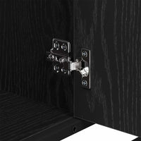 Set di mobili per il bagno 3 pcs Rovere nero 80 x 33 x 60 cm 3402562