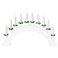 Arco di Candele di Natale con 10 Candele LED Bianco 42019709