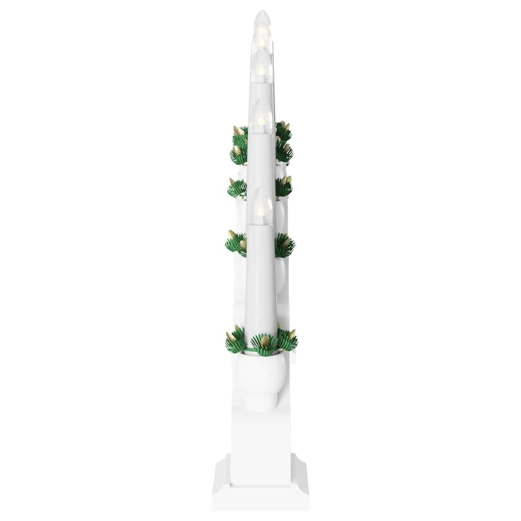 Arco di Candele di Natale con 10 Candele LED Bianco 42019709
