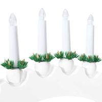 Arco di Candele di Natale con 10 Candele LED 3 pcs Bianco 42019710