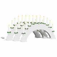 Arco di Candele di Natale con 10 Candele LED 3 pcs Bianco 42019710