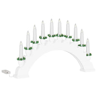 Arco di Candele di Natale con 10 Candele LED 3 pcs Bianco 42019710
