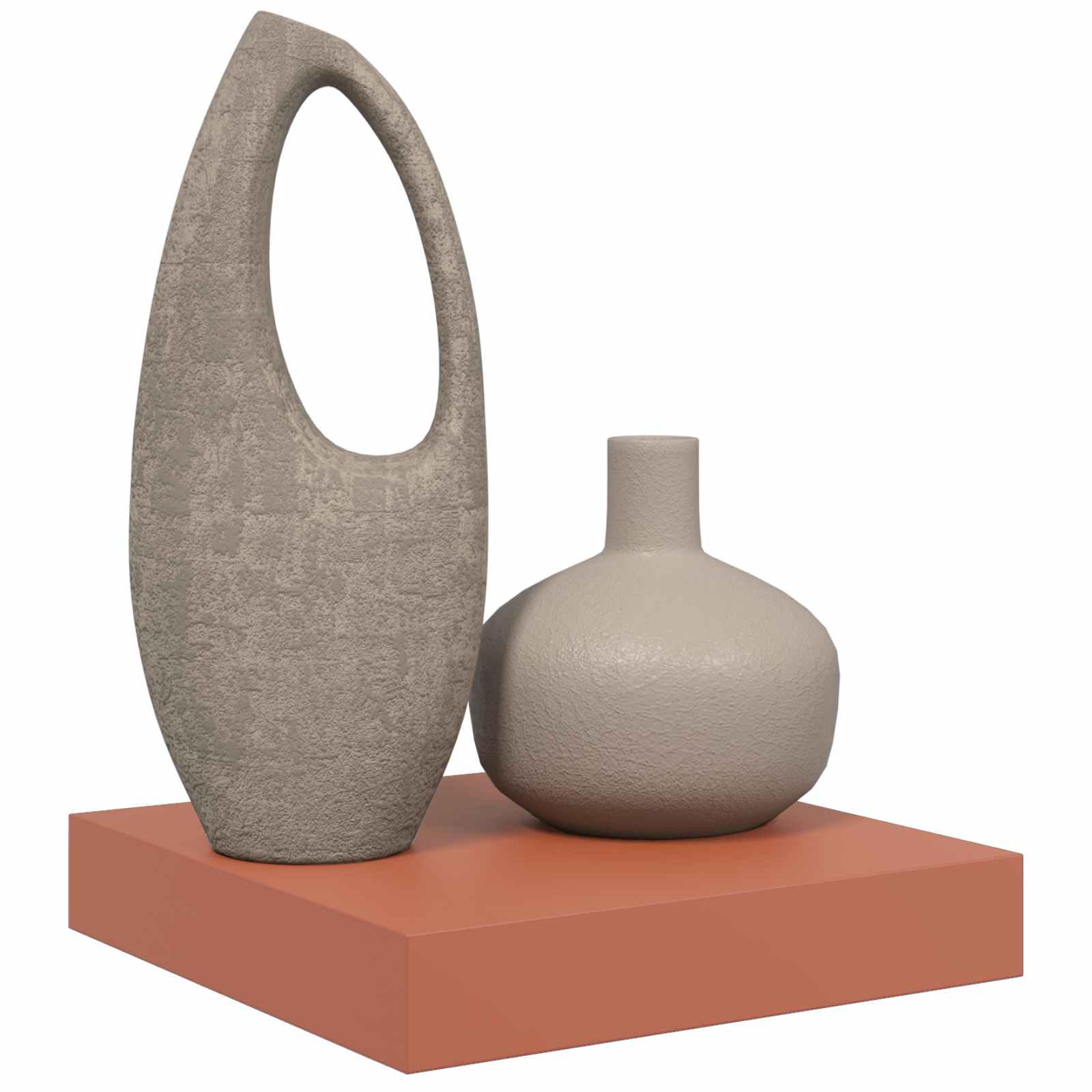 Scaffale da parete Rosso 23 x 23,5 x 4 cm Legno multistrato 42019917