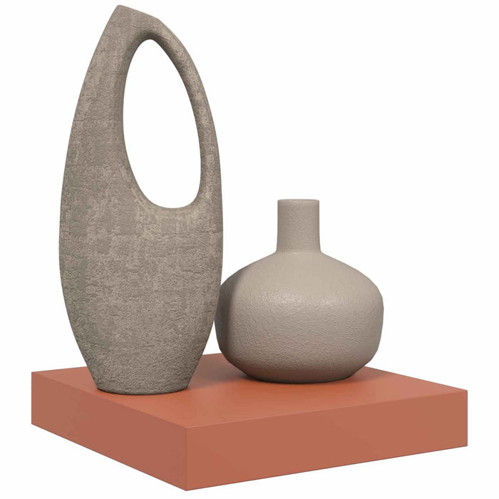 Scaffale da parete Rosso 23 x 23,5 x 4 cm Legno multistrato 42019917