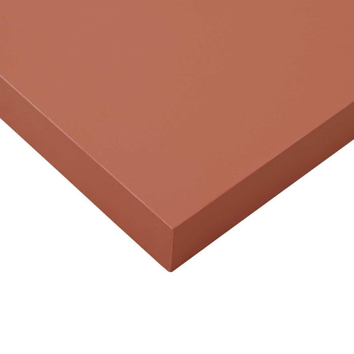 Scaffale da parete 2 pcs Rosso 23 x 23,5 x 4 cm 42019918