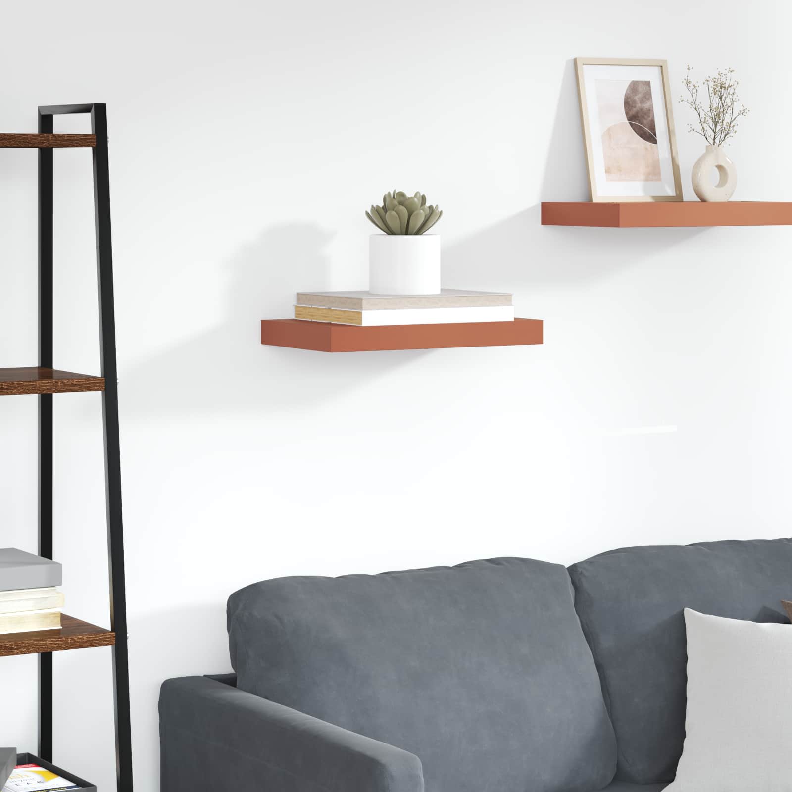 Scaffale da parete Rosso 40 x 23,5 x 4 cm Legno multistrato 42019920