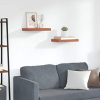 Scaffale da parete 2 pcs Rosso 40 x 23,5 x 4 cm 42019921