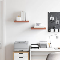 Scaffale da parete 2 pcs Rosso 40 x 23,5 x 4 cm 42019921