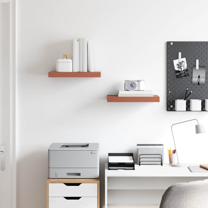 Scaffale da parete 2 pcs Rosso 40 x 23,5 x 4 cm 42019921