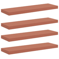 Scaffale da parete 4 pcs Rosso 80 x 23,5 x 4 cm 42019931