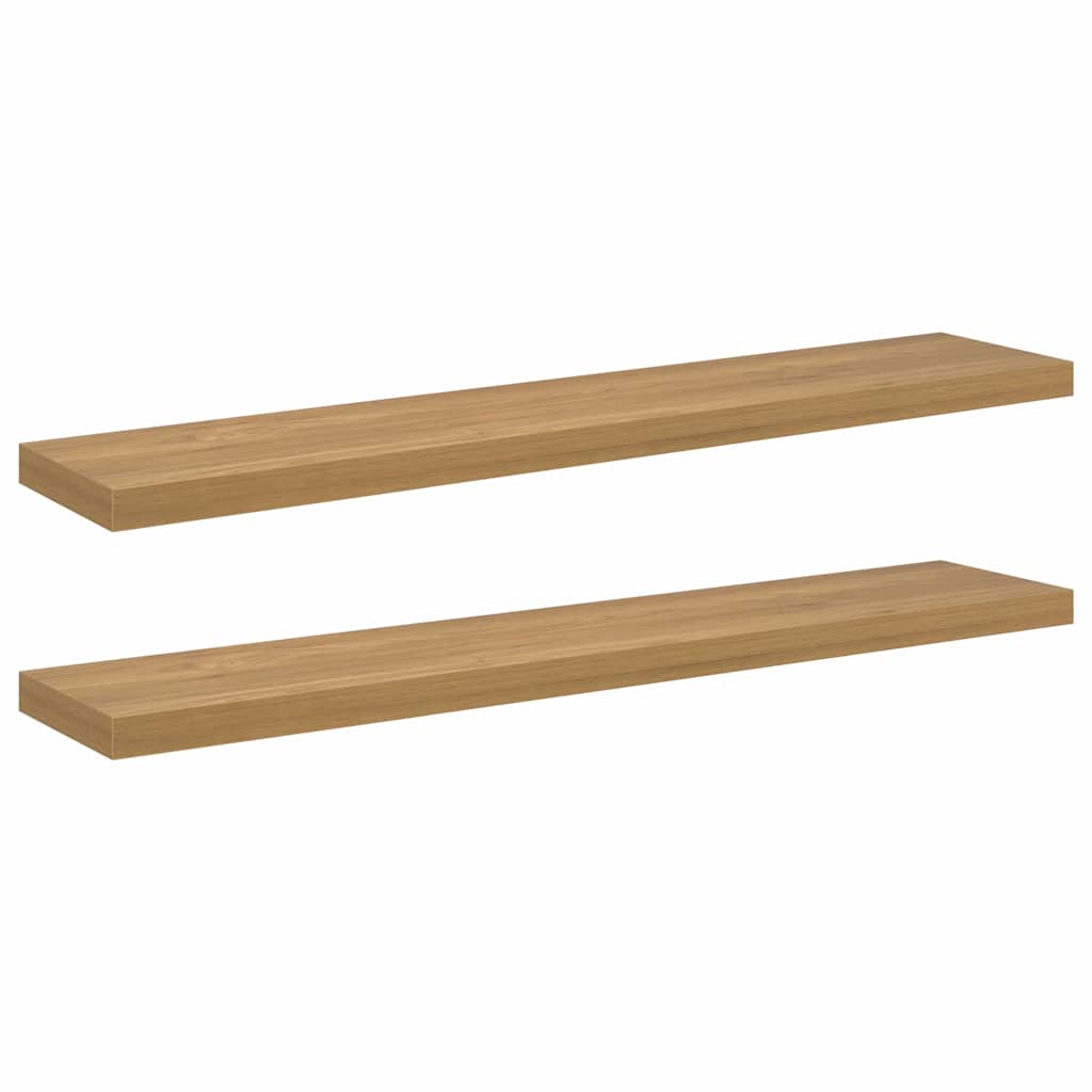 Scaffale da parete 2 pcs Marrone 120 x 23,5 x 4 cm 42019957