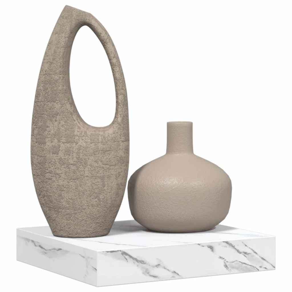 Scaffale da parete Marmo Bianco 23 x 23,5 x 4 cm 42019959