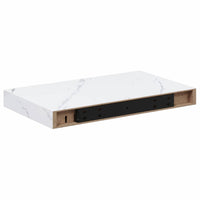 Scaffale da parete 4 pcs Marmo Bianco 40 x 23,5 x 4 cm 42019964