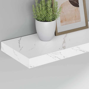 Scaffale da parete Marmo Bianco 50 x 23 x 4 cm 42019968
