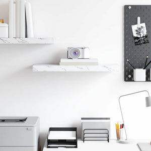 Scaffale da parete Marmo Bianco 50 x 23 x 4 cm 42019968