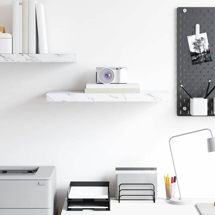 Scaffale da parete Marmo Bianco 50 x 23 x 4 cm 42019968