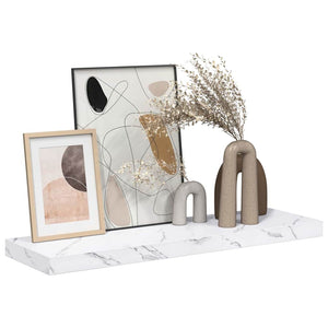 Scaffale da parete Marmo Bianco 90 x 23,5 x 4 cm 42019974