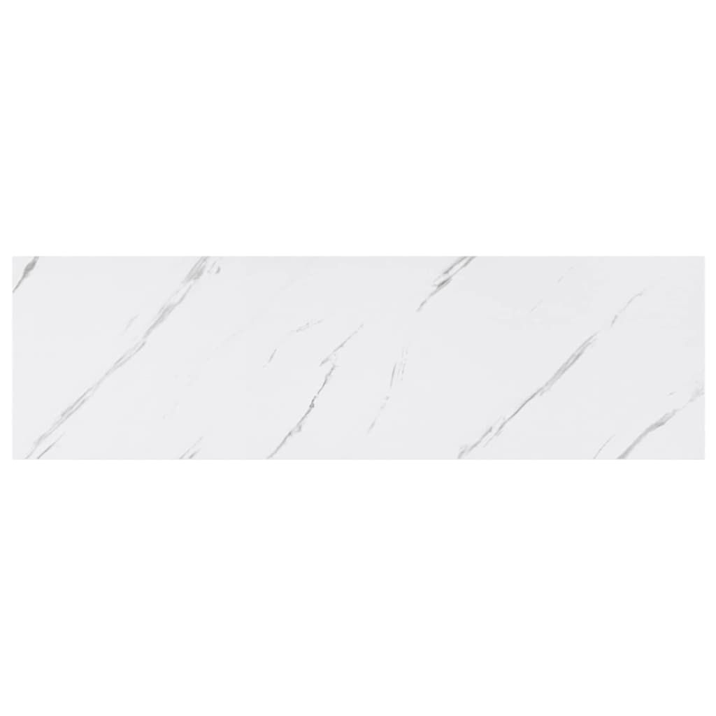 Scaffale da parete 4 pcs Marmo Bianco 90 x 23,5 x 4 cm 42019976
