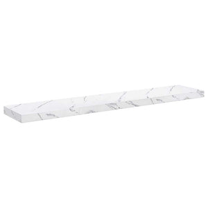 Scaffale da parete 2 pcs Marmo Bianco 120 x 23,5 x 4 cm 42019978
