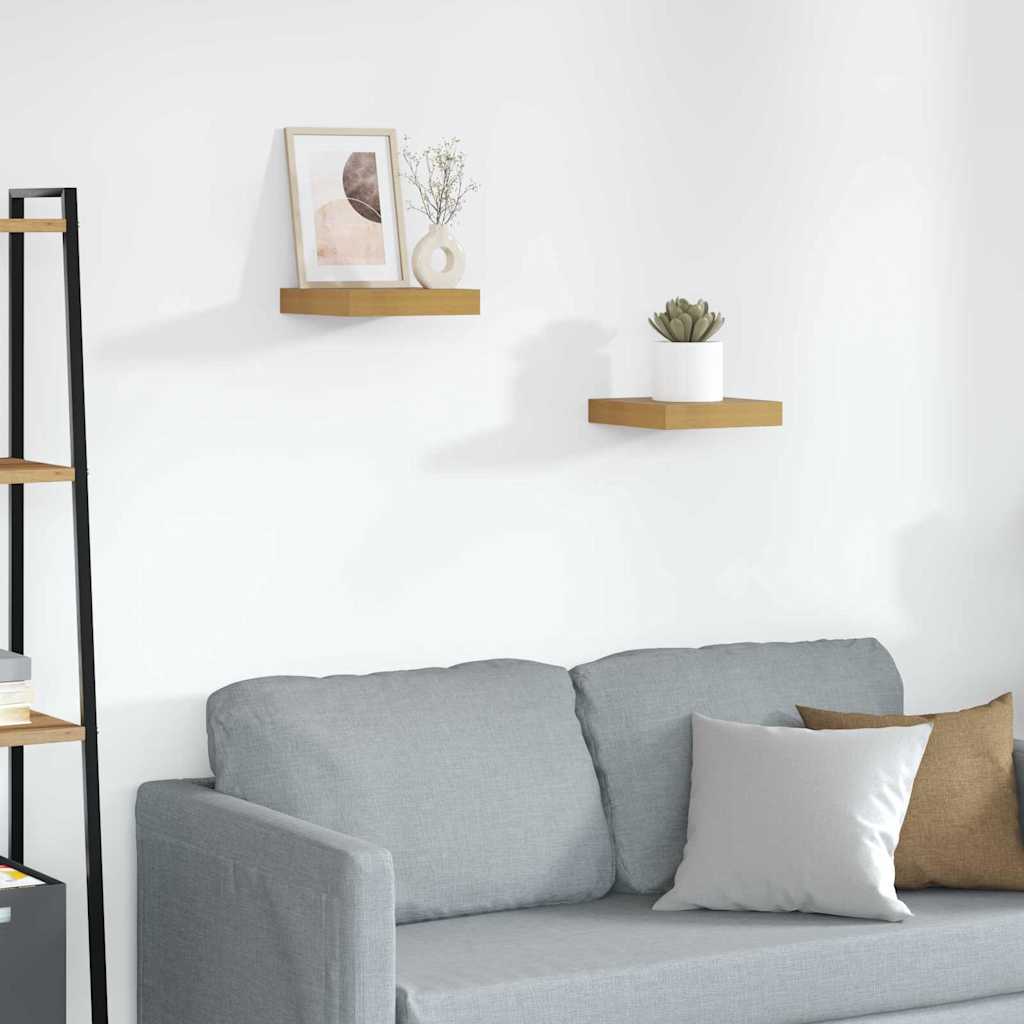 Scaffale da parete 2 pcs Beige 23 x 23,5 x 4 cm 42019981