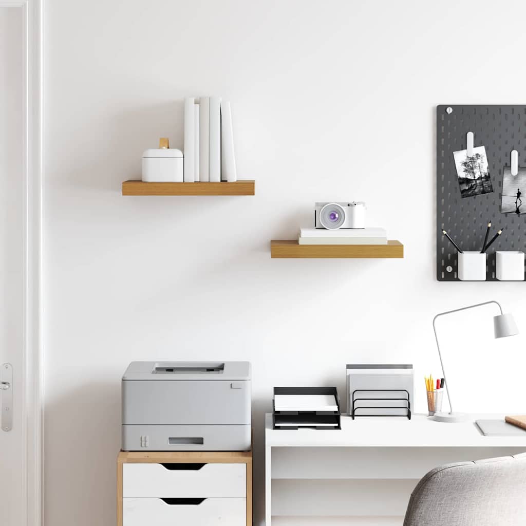 Scaffale da parete 2 pcs Beige 40 x 23,5 x 4 cm 42019984