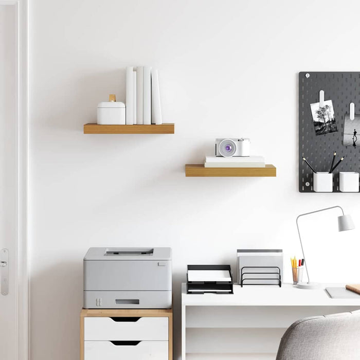 Scaffale da parete 2 pcs Beige 40 x 23,5 x 4 cm 42019984