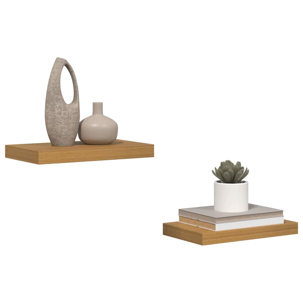 Scaffale da parete 2 pcs Beige 40 x 23,5 x 4 cm 42019984