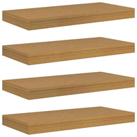 Scaffale da parete 4 pcs Beige 50 x 23,5 x 4 cm 42019988