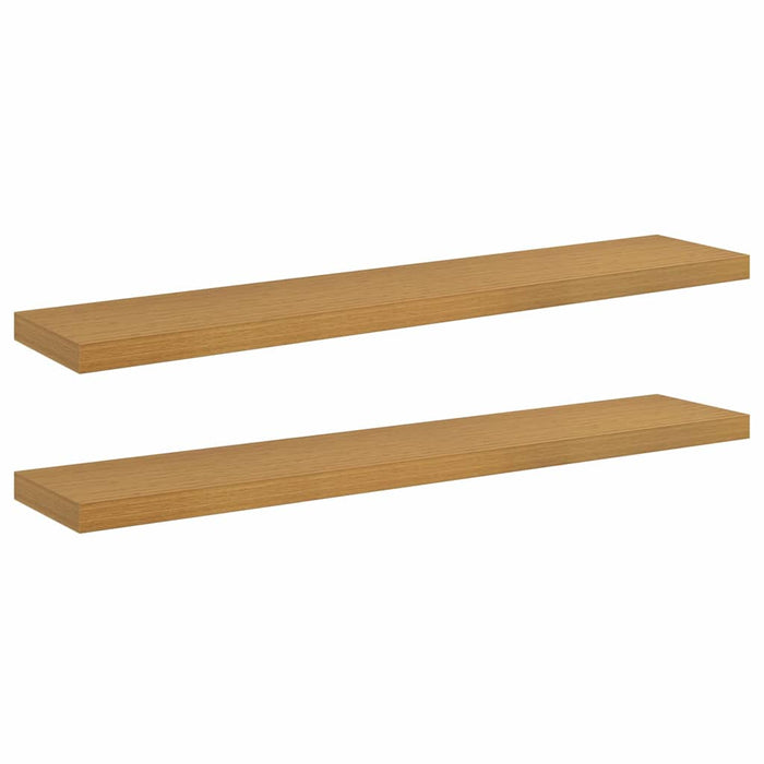 Scaffale da parete 2 pcs Beige 120 x 23,5 x 4 cm 42019999