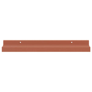 Scaffale da parete 2 pcs Rosso 40 x 9 x 3 cm Legno multistrato 42020001