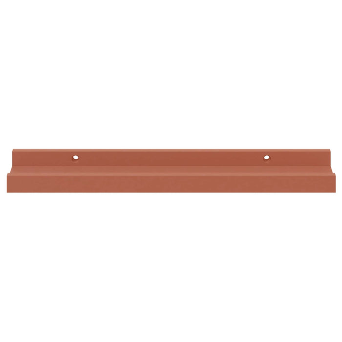 Scaffale da parete 2 pcs Rosso 40 x 9 x 3 cm Legno multistrato 42020001