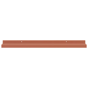 Scaffale da parete 2 pcs Rosso 60 x 9 x 3 cm Legno multistrato 42020002