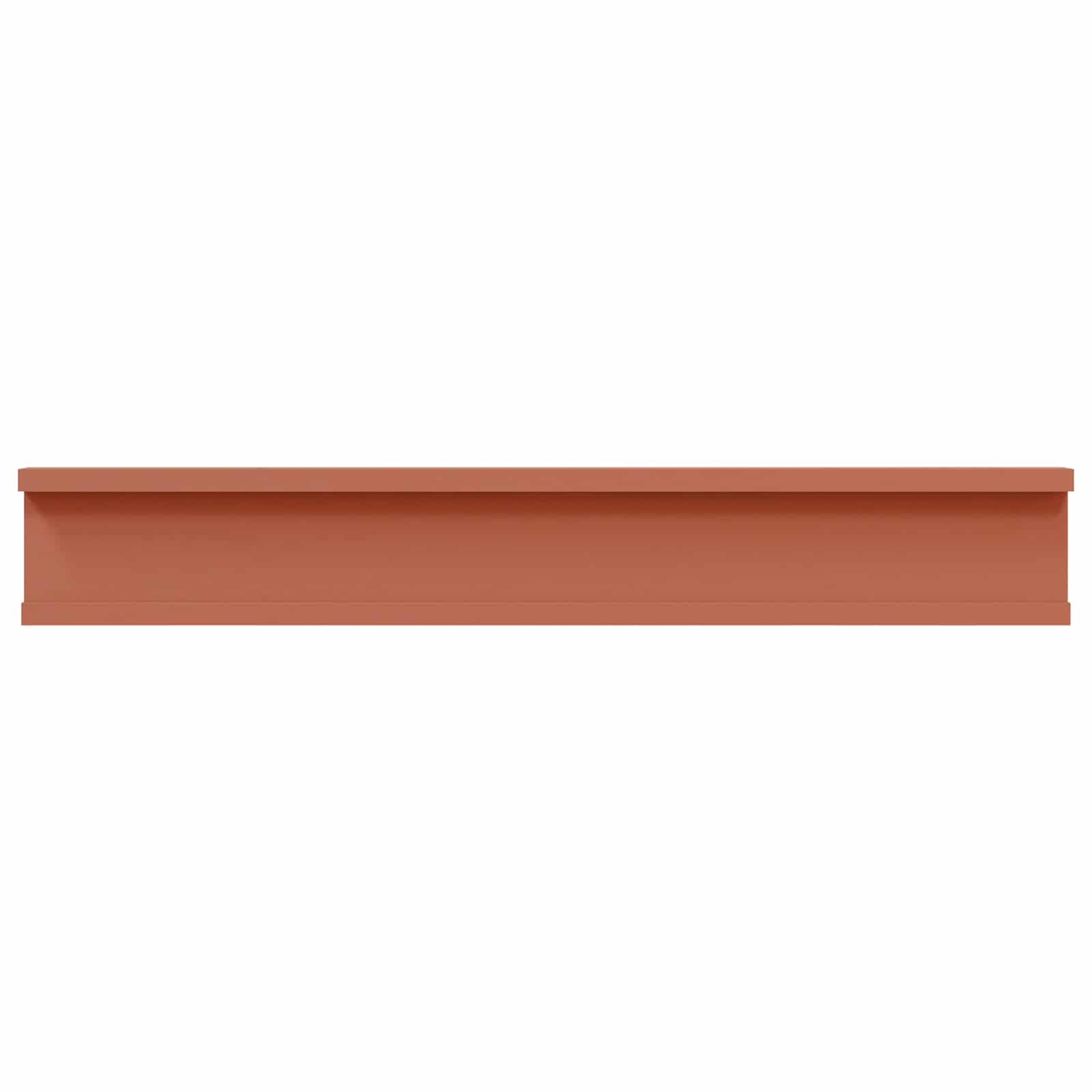Scaffale da parete 2 pcs Rosso 60 x 9 x 3 cm Legno multistrato 42020002