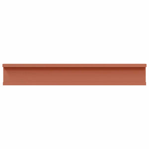 Scaffale da parete 2 pcs Rosso 60 x 9 x 3 cm Legno multistrato 42020002