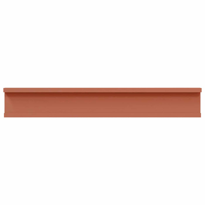 Scaffale da parete 2 pcs Rosso 60 x 9 x 3 cm Legno multistrato 42020002