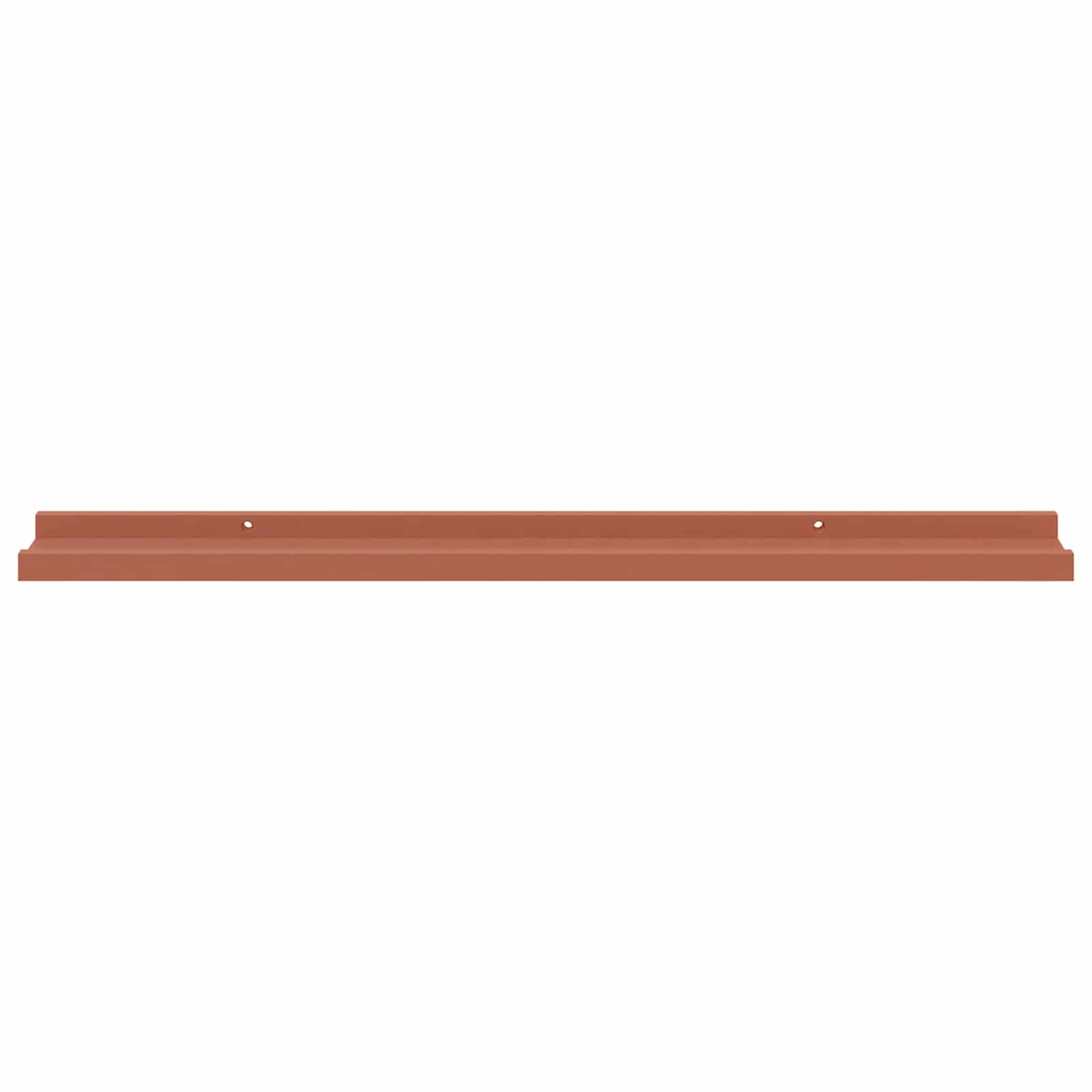 Scaffale da parete 2 pcs Rosso 80 x 9 x 3 cm Legno multistrato 42020003