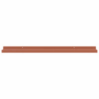 Scaffale da parete 2 pcs Rosso 80 x 9 x 3 cm Legno multistrato 42020003
