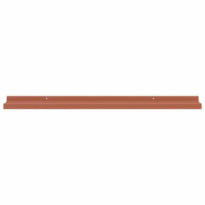 Scaffale da parete 2 pcs Rosso 80 x 9 x 3 cm Legno multistrato 42020003
